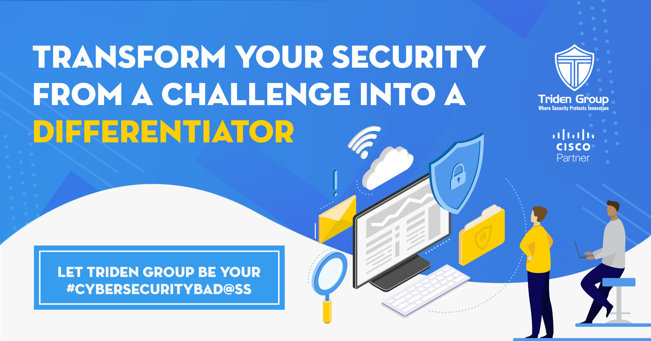 Transform your cybersecurity animated graphic
